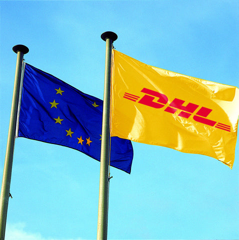 DHL Building Flag